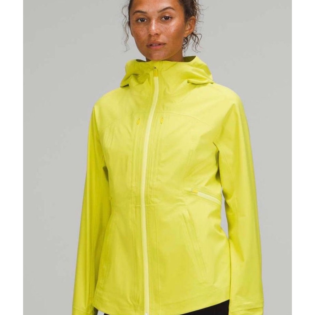 Break A Trail Rain Jacket Yellow 4